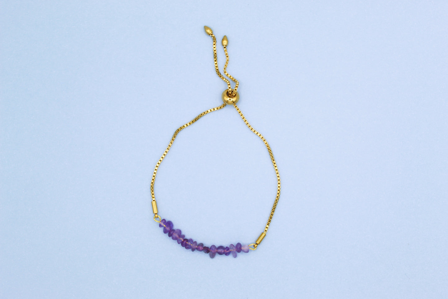 Natural Amethyst Bracelet