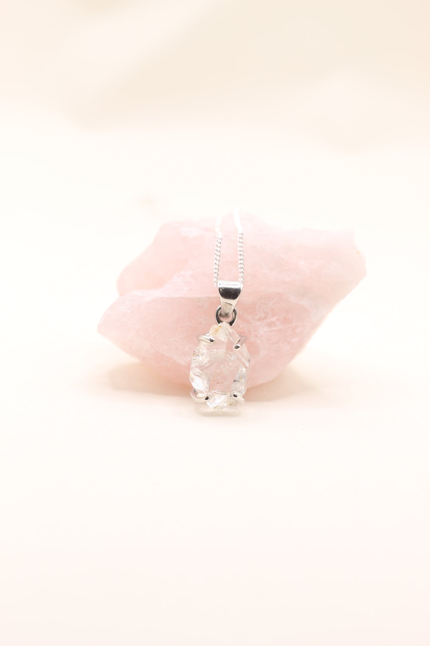 Herkimer Diamond Necklace | Sterling Silver