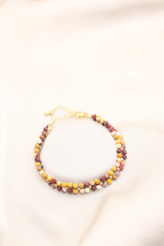 Freedom & Adventure | Mookaite cluster bracelet