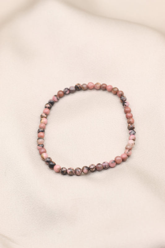 Compassion & Healing | Rhodonite beaded bracelet