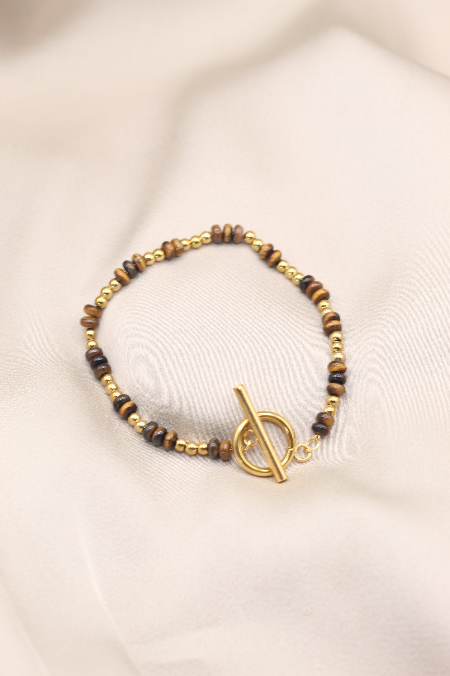 Courage & Strength | Tigers Eye Tbar bracelet