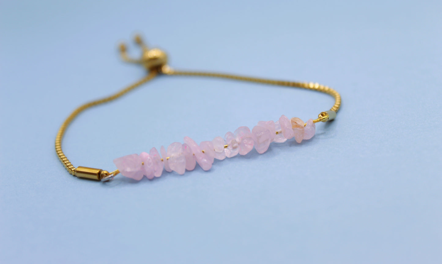 Natural Rose Quartz Bracelet