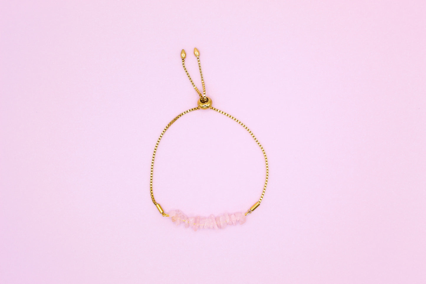 Natural Rose Quartz Bracelet