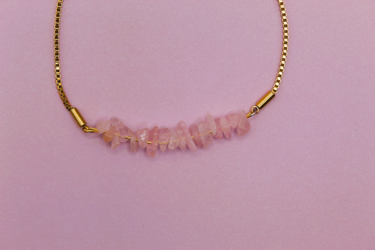 Natural Rose Quartz Bracelet