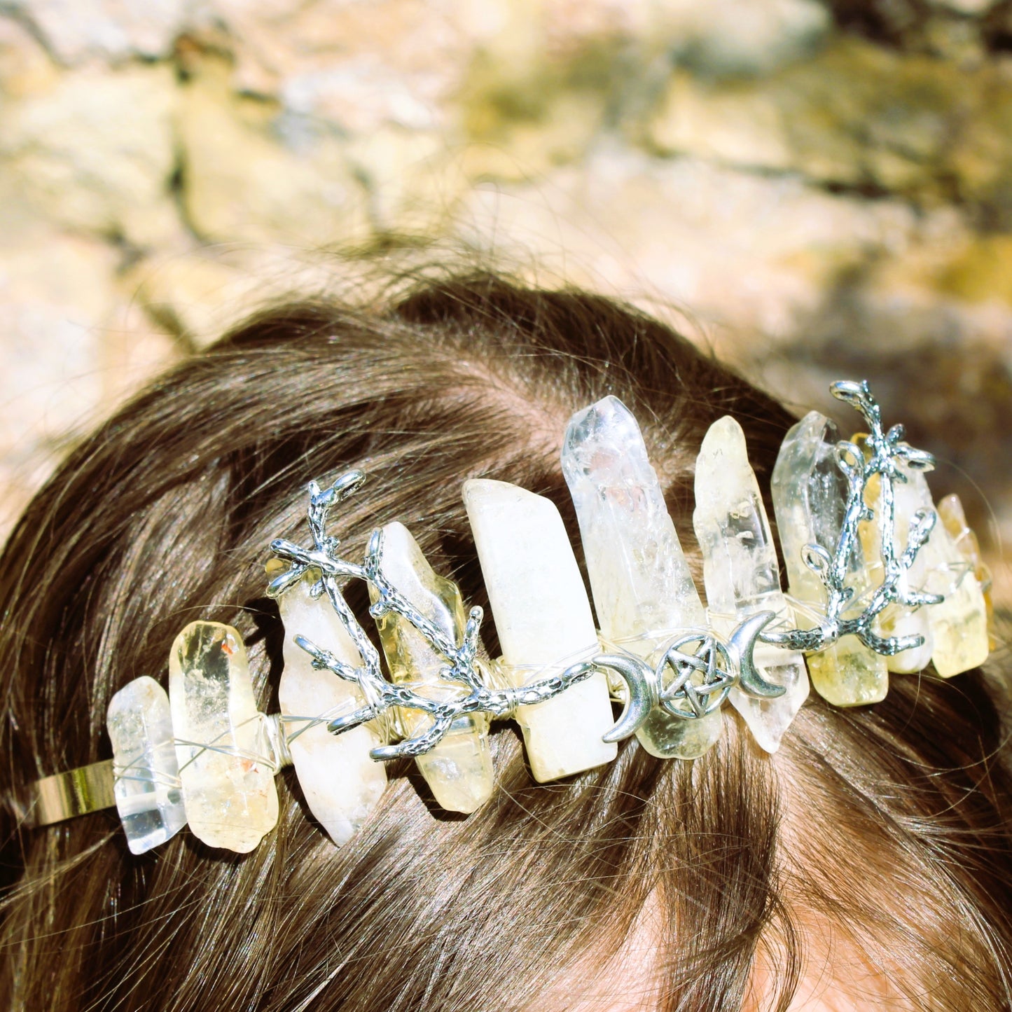 Citrine Crystal Crown