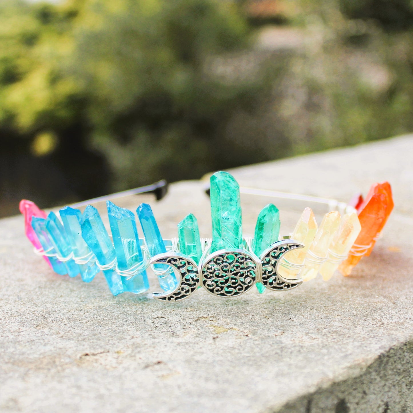 Rainbow Crystal Crown