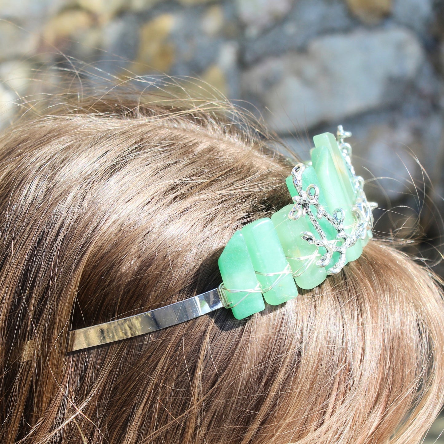 Aventurine Crystal Crown