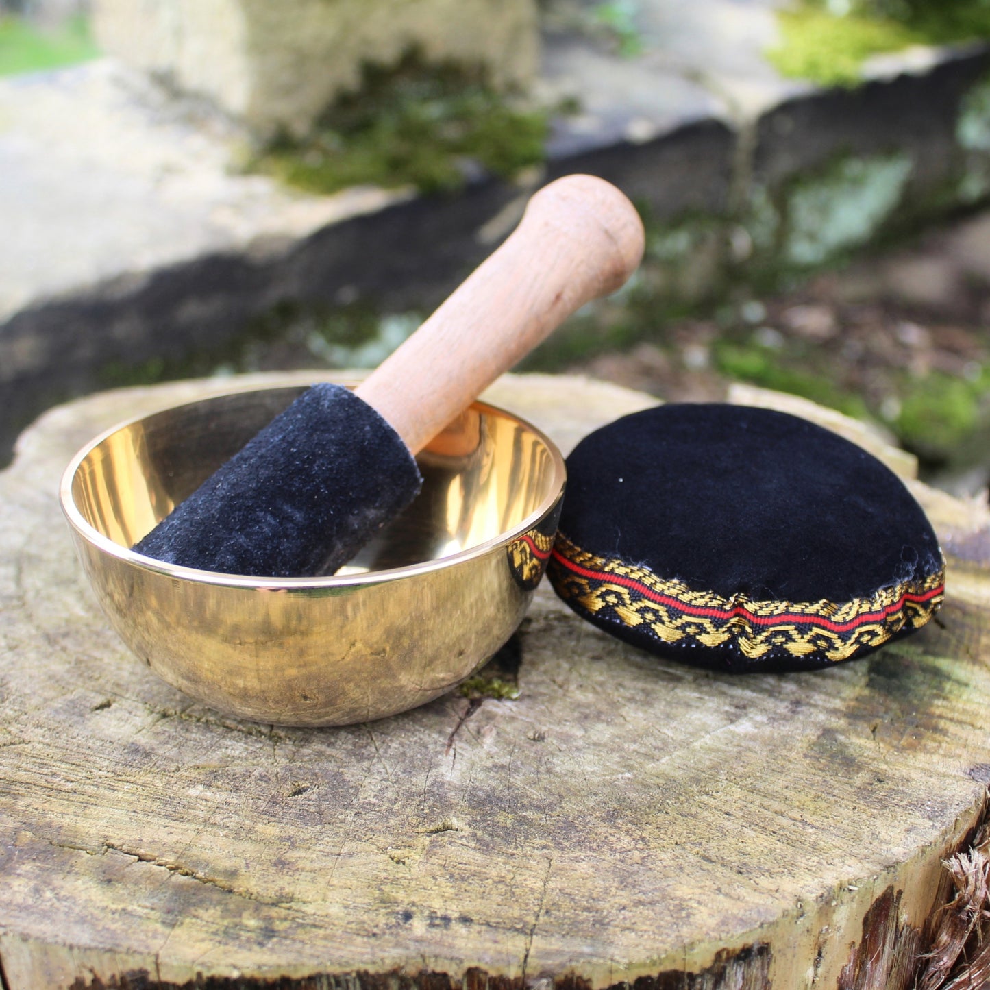 Brass Singing Bowl Gift Set