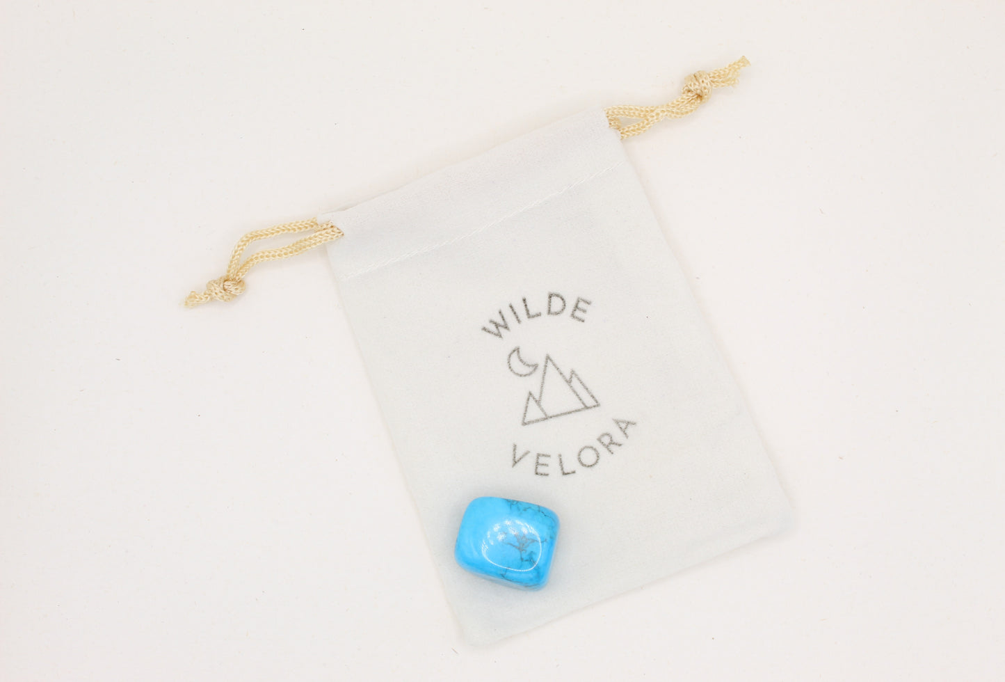 Blue Howlite (Turquenite) Tumblestone