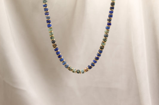Wisdom & Intuition | Lapis Lazuli & gold necklace
