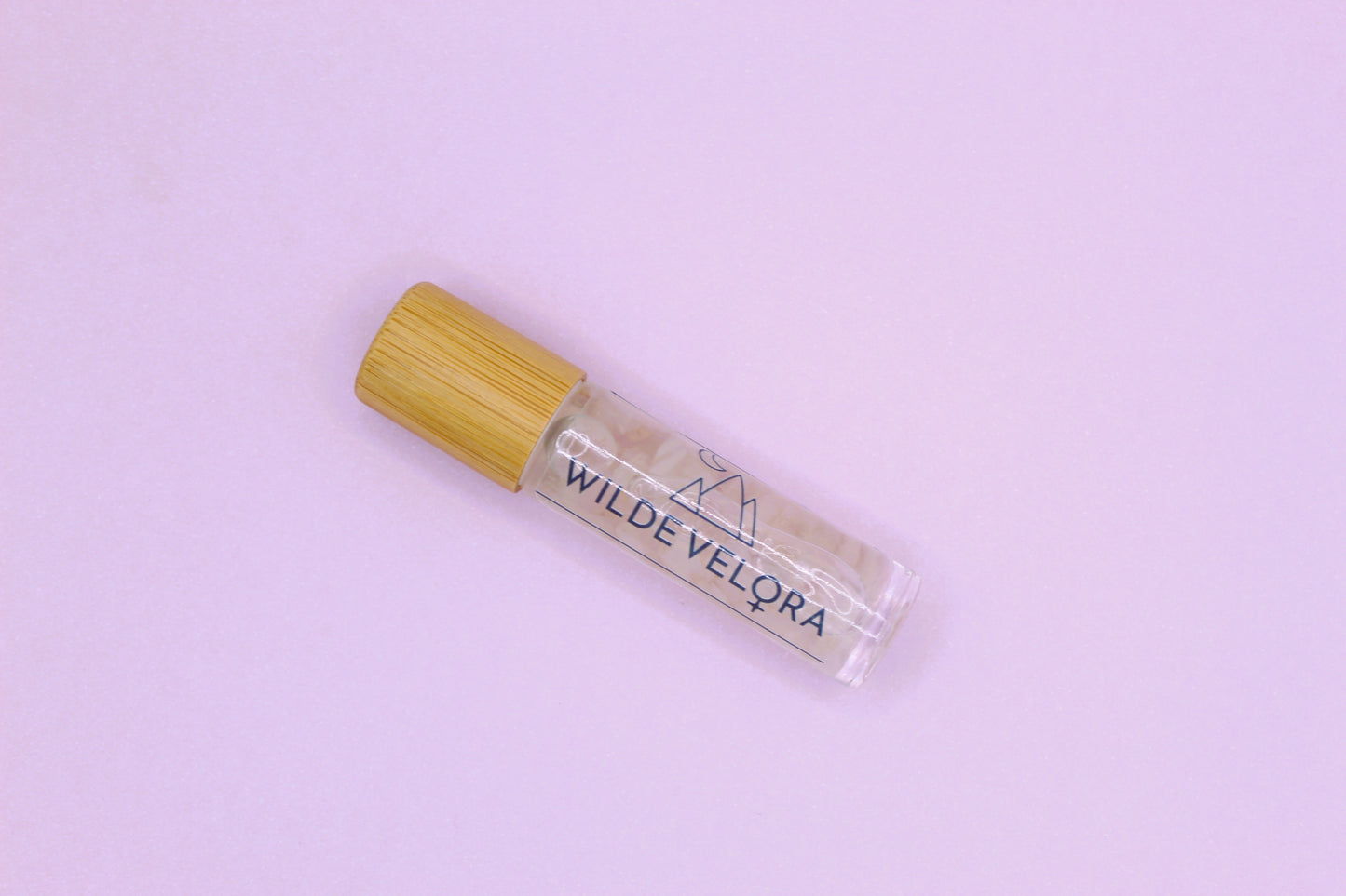 Essential Oil Roller Bottle - Rose Quartz