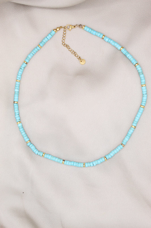 Balance & Calm | Turquoise beaded necklace