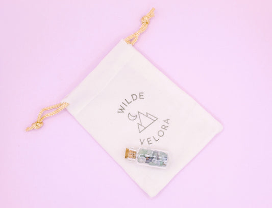 Fluorite Crystal Wish Jar