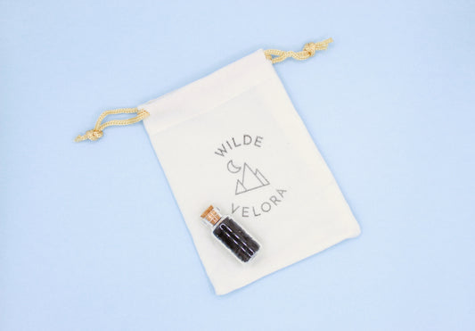 Obsidian Crystal Wish Jar