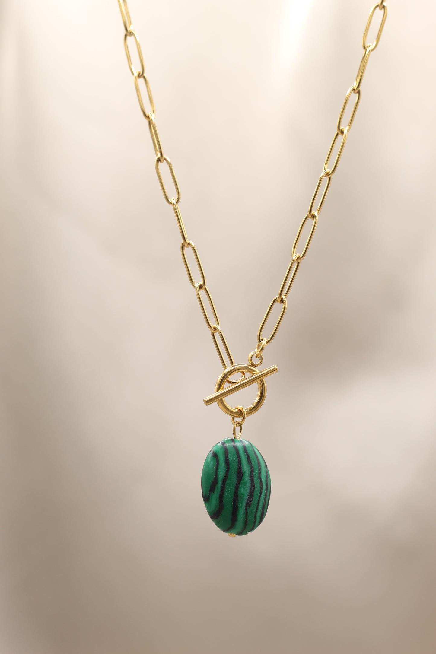malachite necklace 