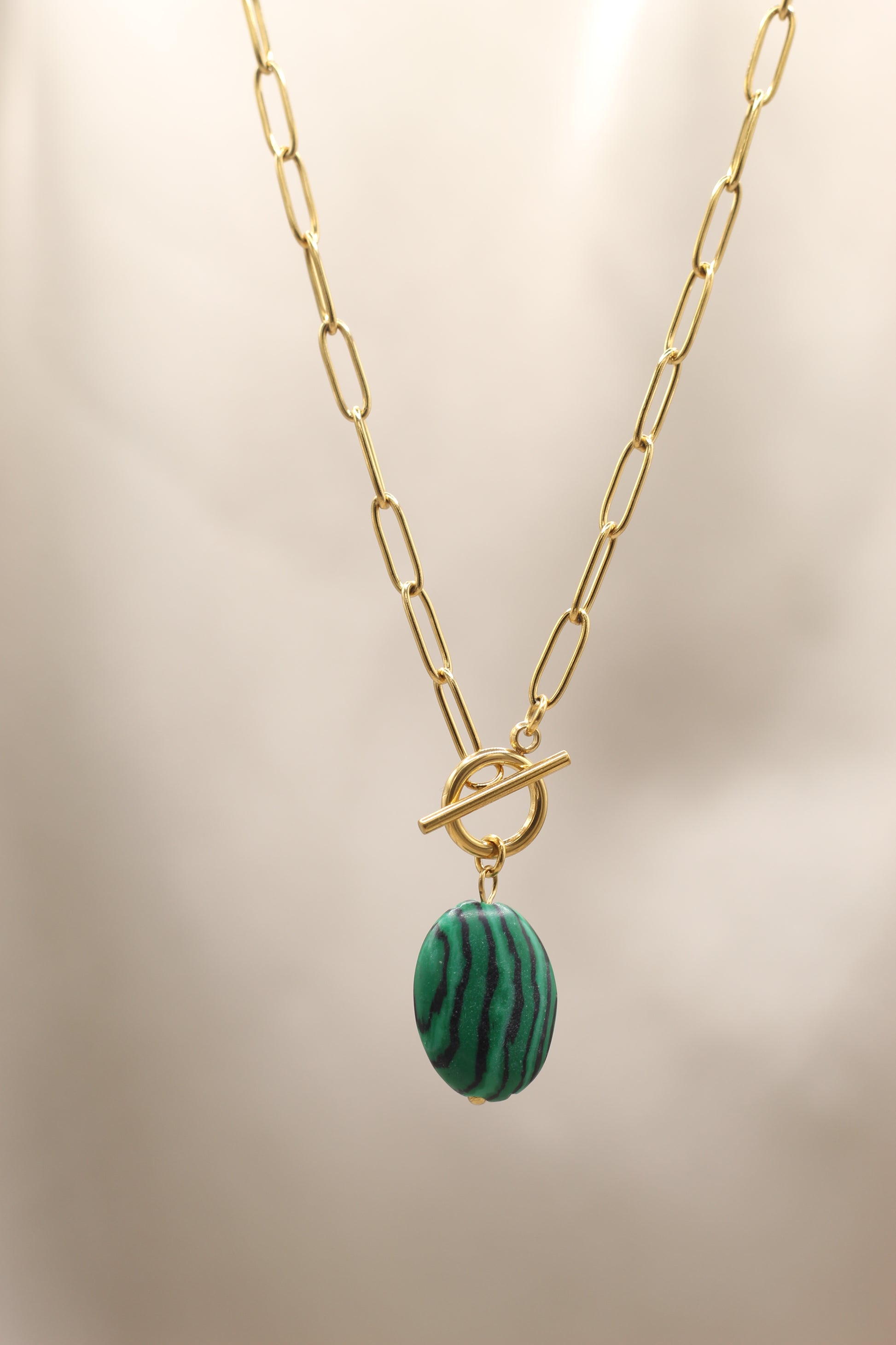 malachite necklace 