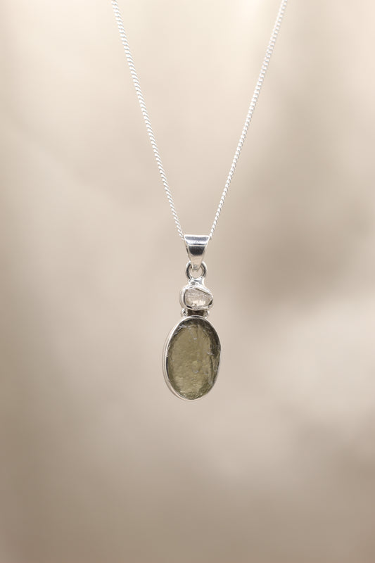 moldavite necklace
