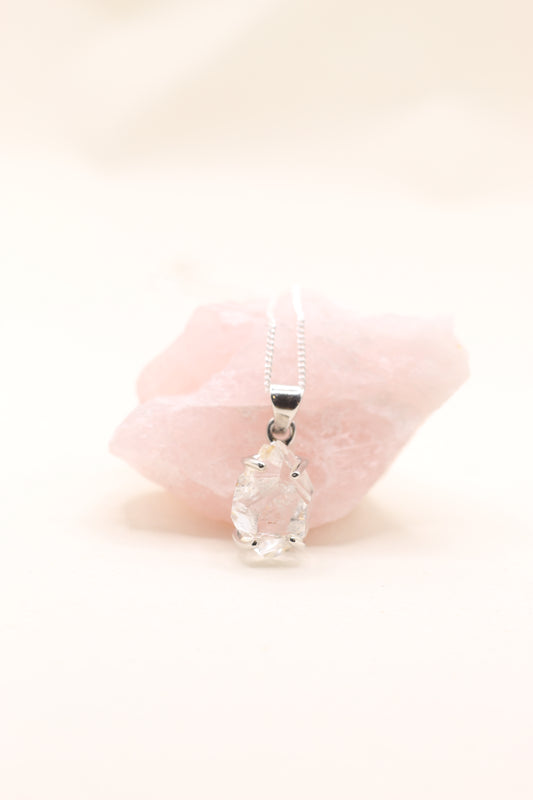 Herkimer Diamond Necklace | Sterling Silver