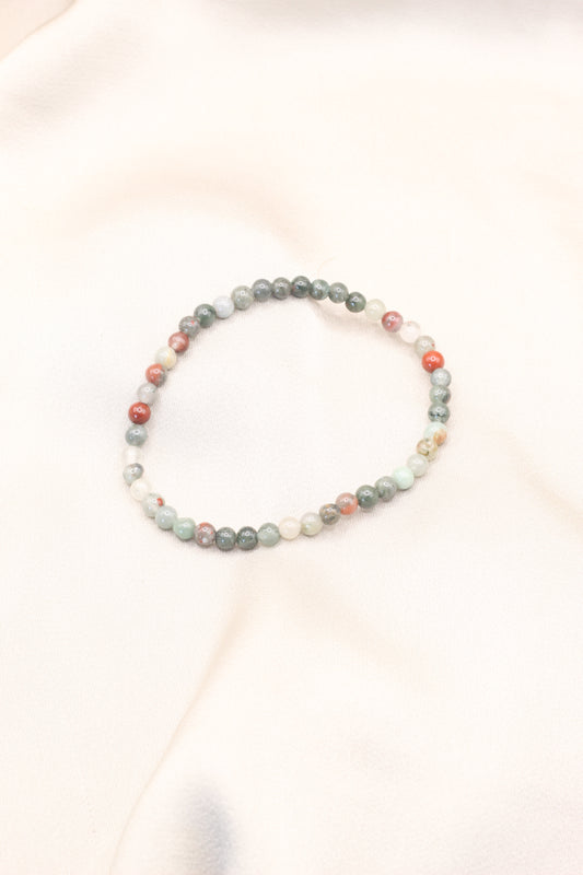 Strength & Vitality | African Bloodstone small beaded bracelet
