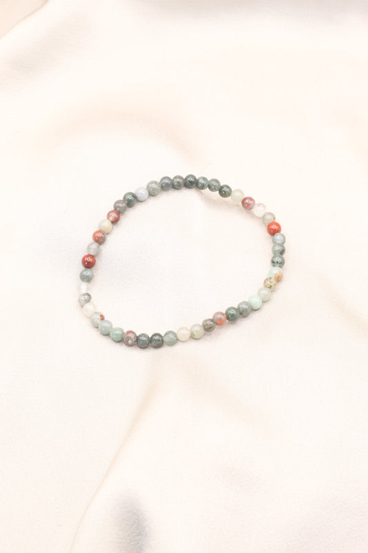 Strength & Vitality | African Bloodstone small beaded bracelet