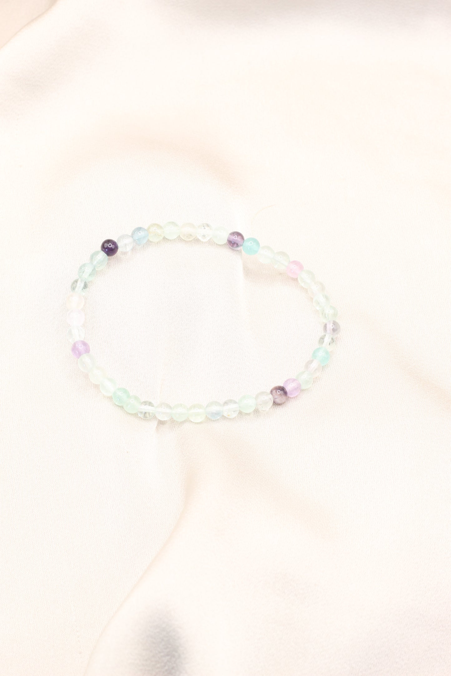 Clarity & Focus | Fluorite small beaded bracelet