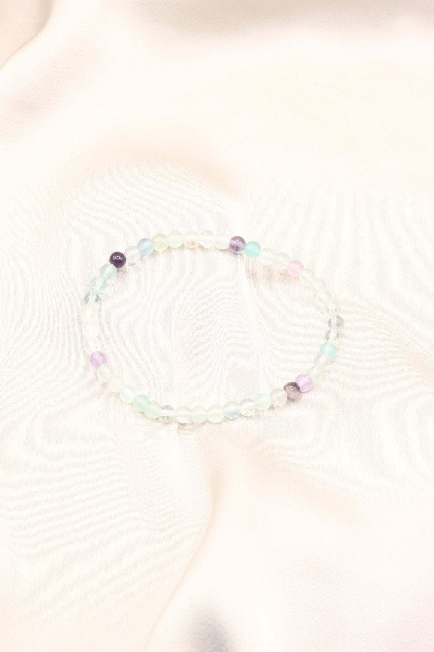 Clarity & Focus | Fluorite small beaded bracelet