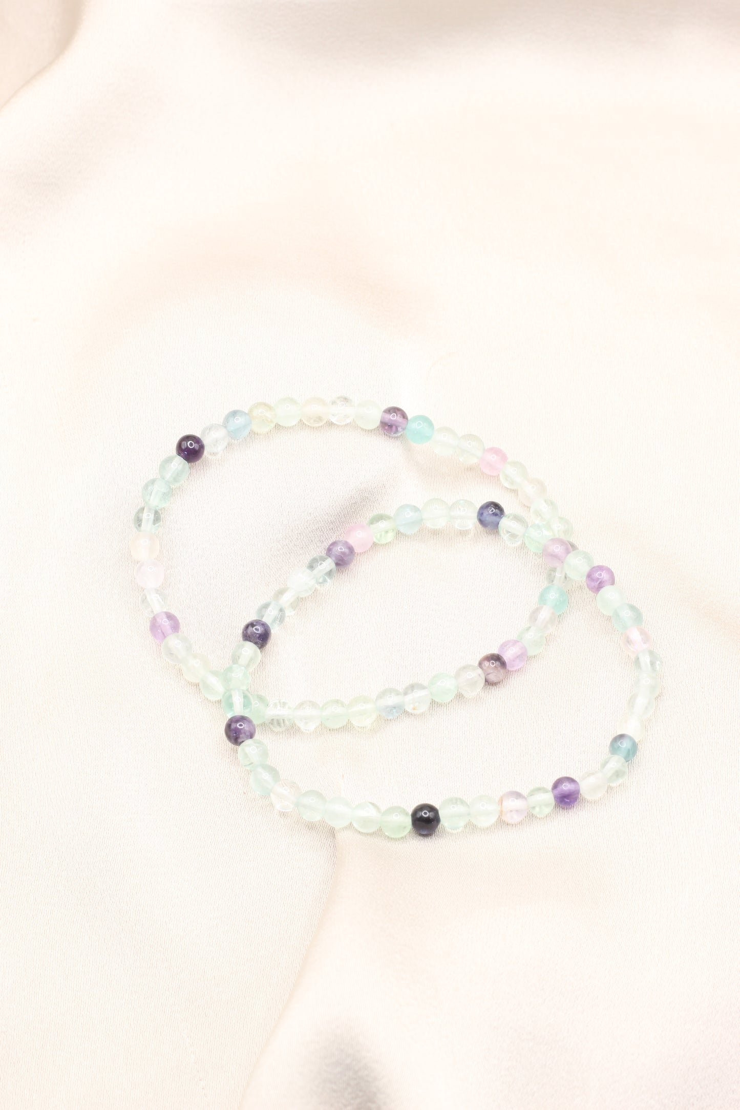 Clarity & Focus | Fluorite small beaded bracelet