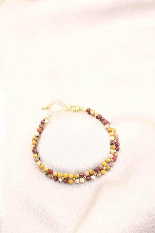 Freedom & Adventure | Mookaite cluster bracelet