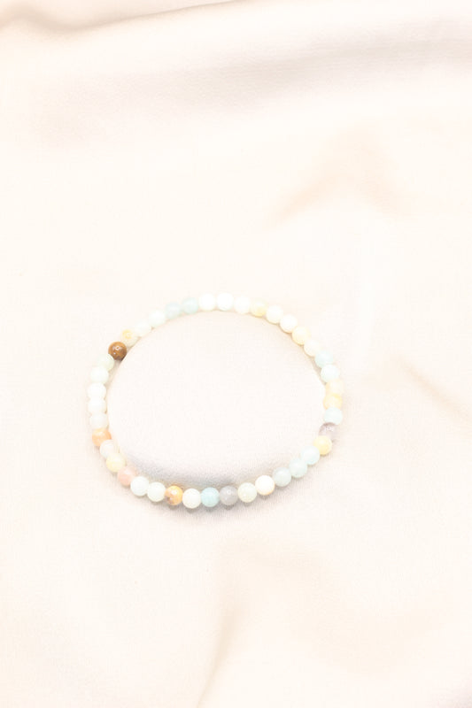 Clarity & Truth | Amazonite small beaded bracelet