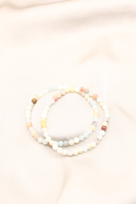 Clarity & Truth | Amazonite small beaded bracelet
