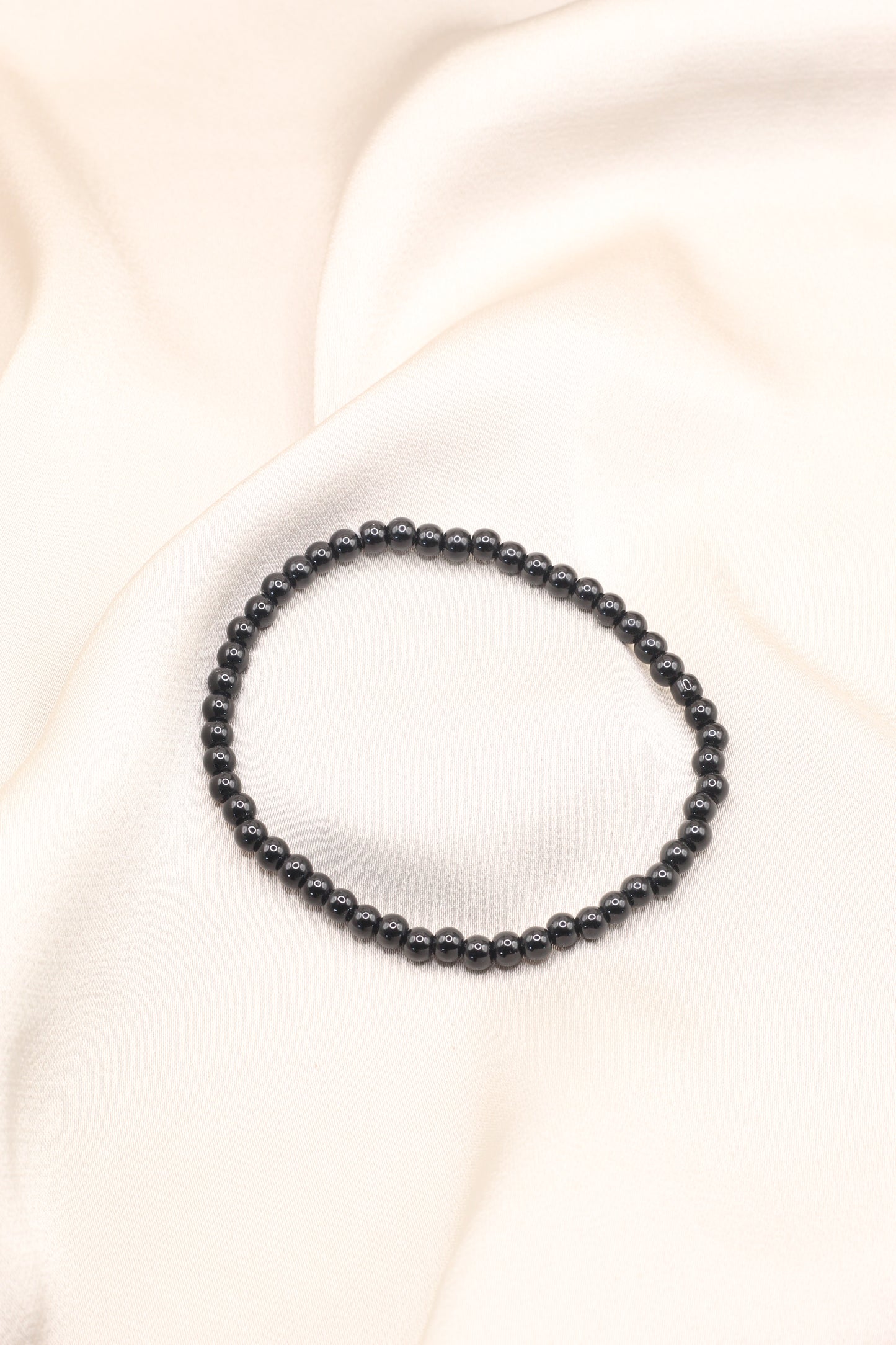 Protect & Ground | Obsidian small beaded bracelet