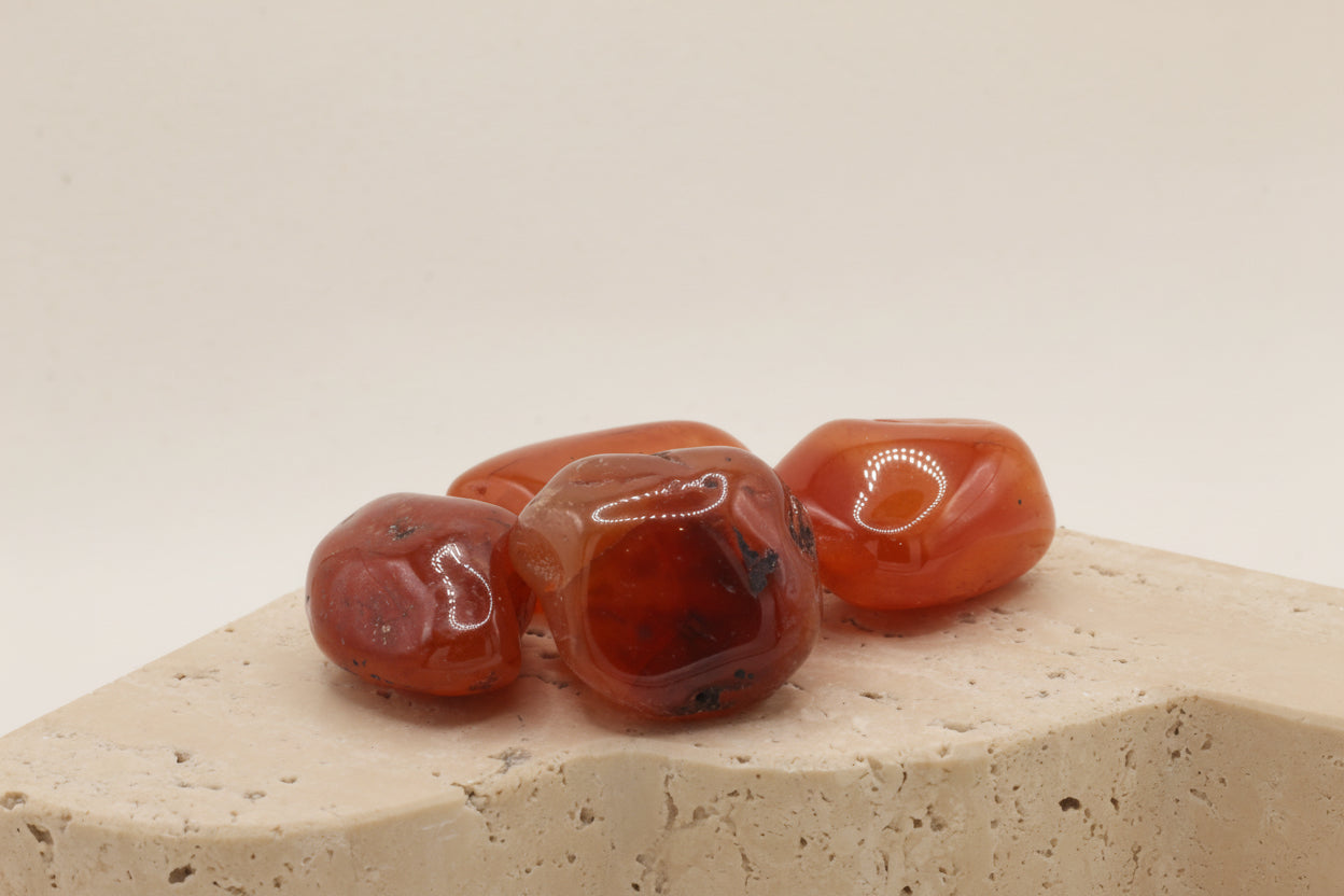 Creativity & Confidence | Carnelian Tumblestone