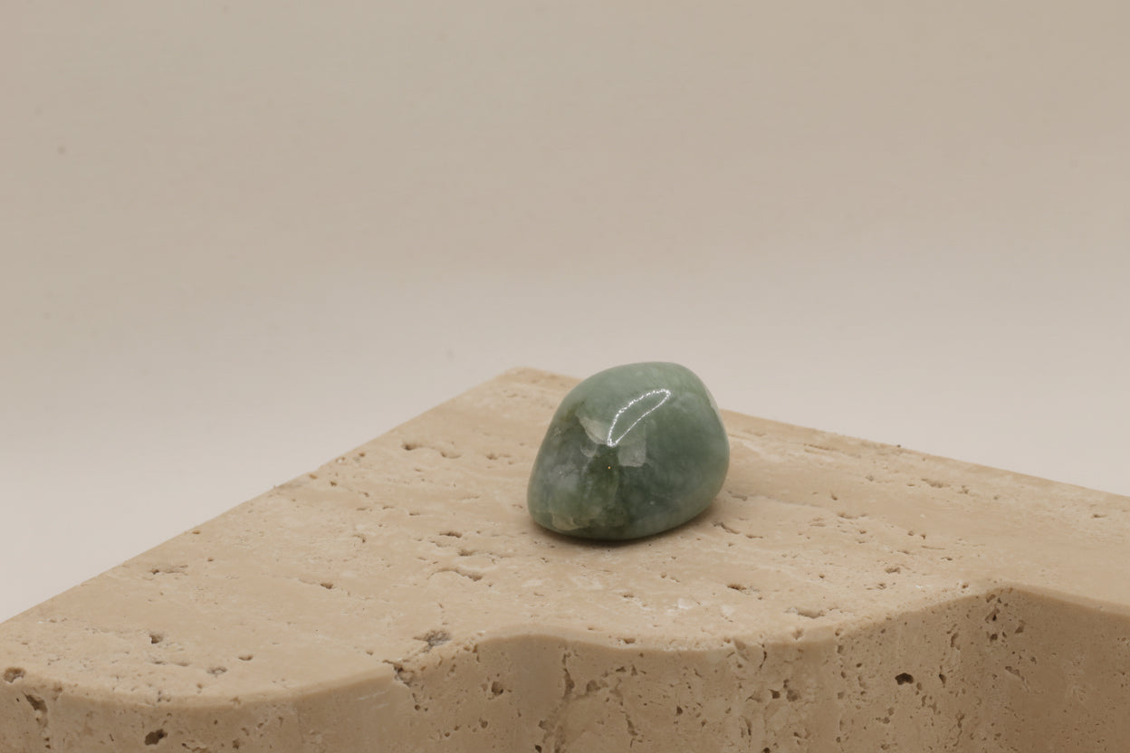 New Jade Serpentine Tumblestone