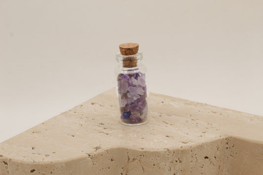 Amethyst Crystal Wish Jar