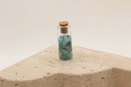 Positivity & Optimism | Green Aventurine Crystal Wish Jar