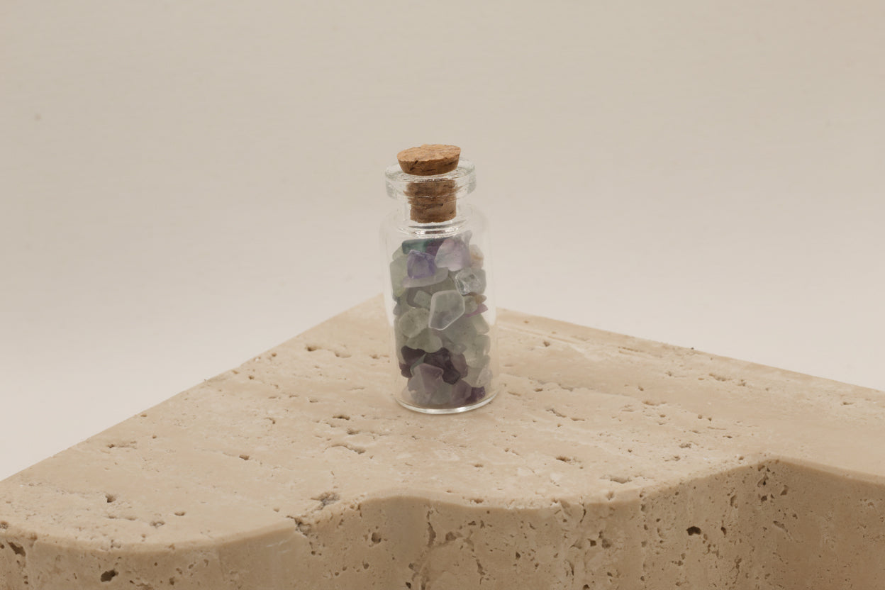Fluorite Crystal Wish Jar