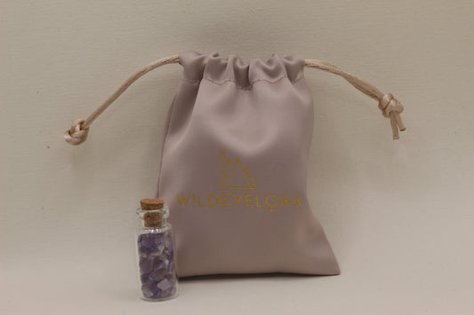 Amethyst Crystal Wish Jar