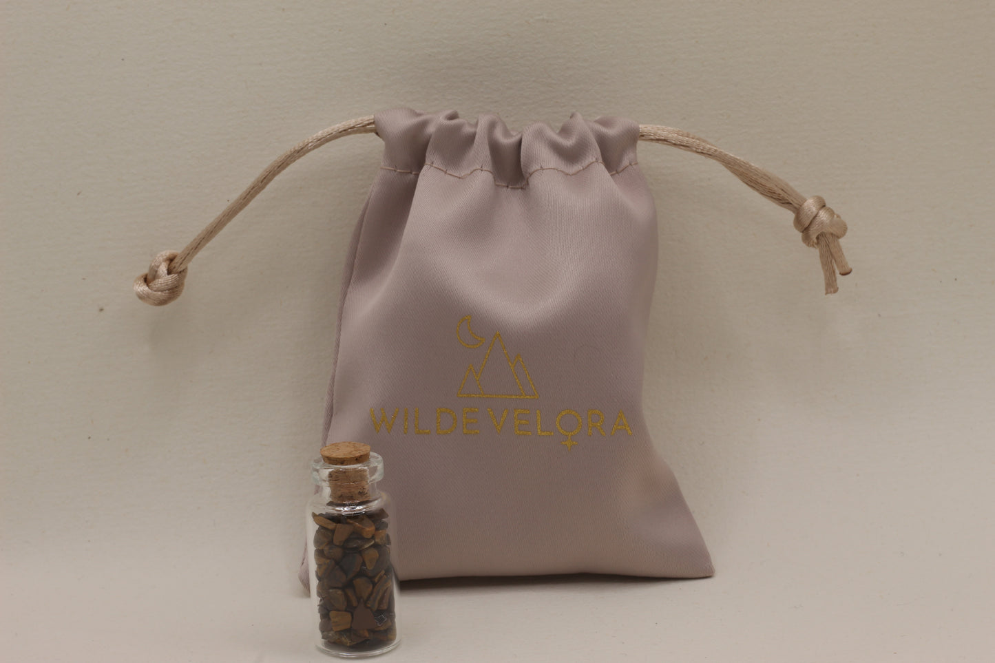 Courage & Strength | Tigers Eye Crystal Wish Jar
