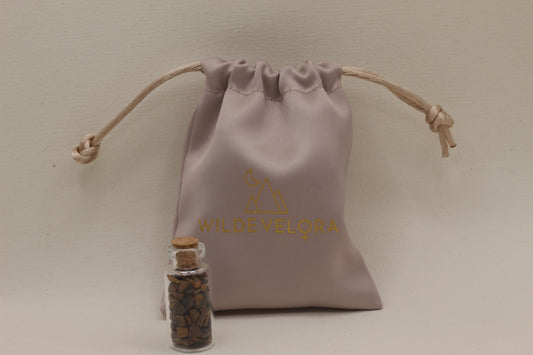 Courage & Strength | Tigers Eye Crystal Wish Jar