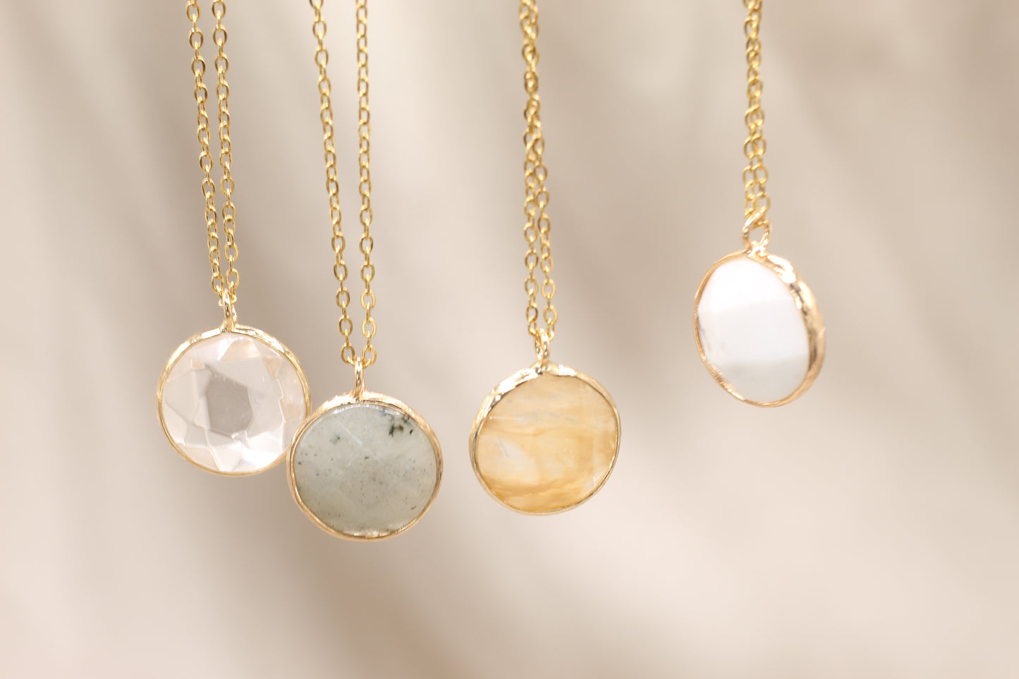 Joy & Abundance | Citrine Moon necklace