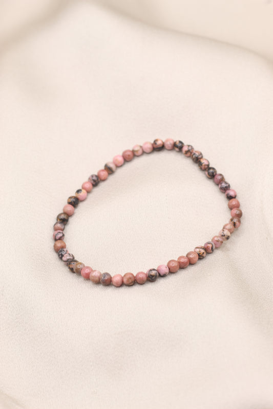 Compassion & Healing | Rhodonite beaded bracelet