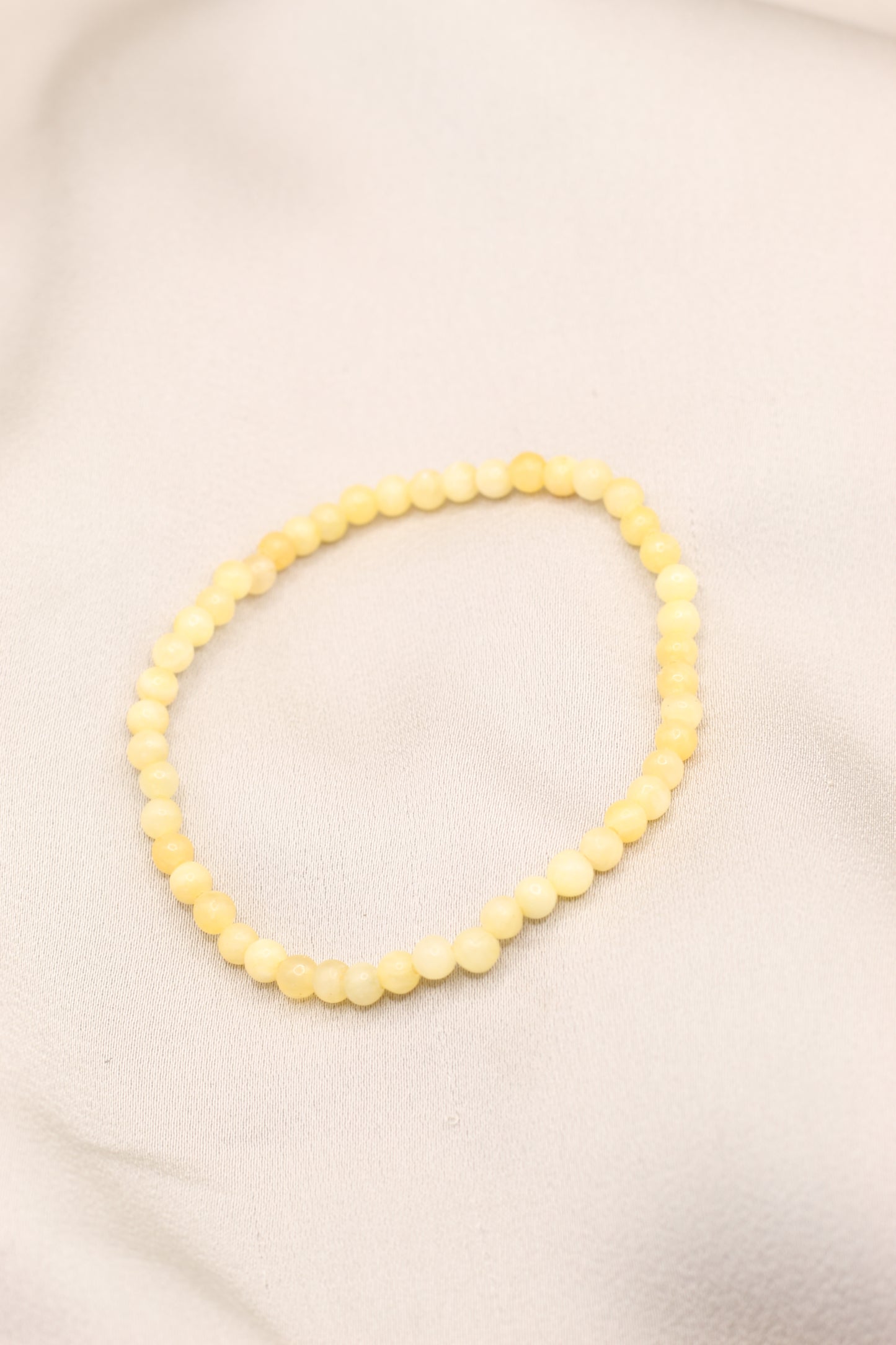 Confidence & Abundance | Yellow Topaz beaded bracelet