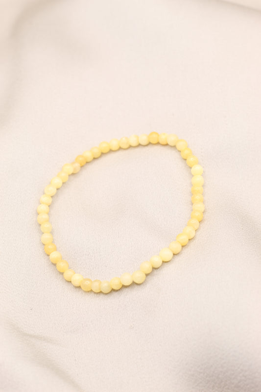 Confidence & Abundance | Yellow Topaz beaded bracelet
