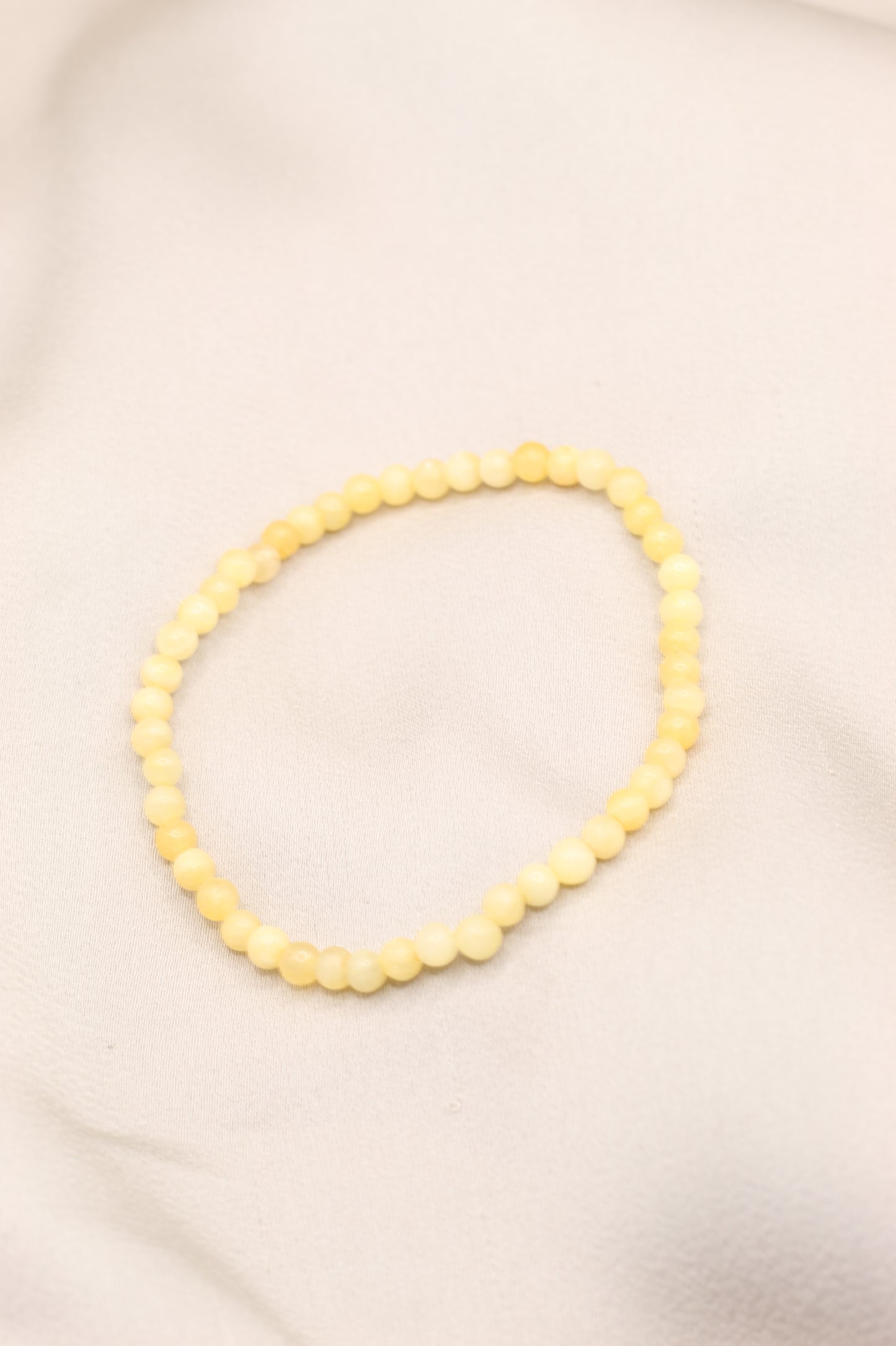 Confidence & Abundance | Yellow Topaz beaded bracelet