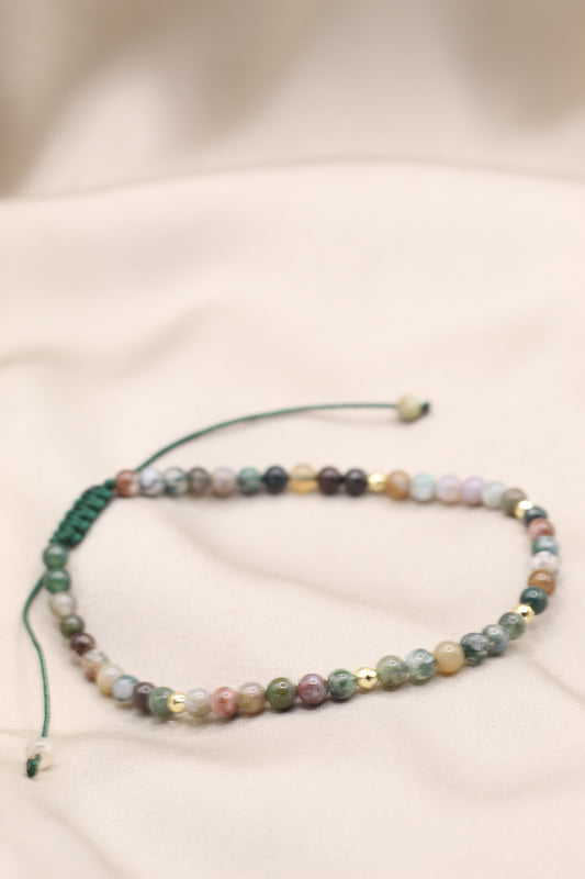 Grounding & Balance | Indian Agate Anklet