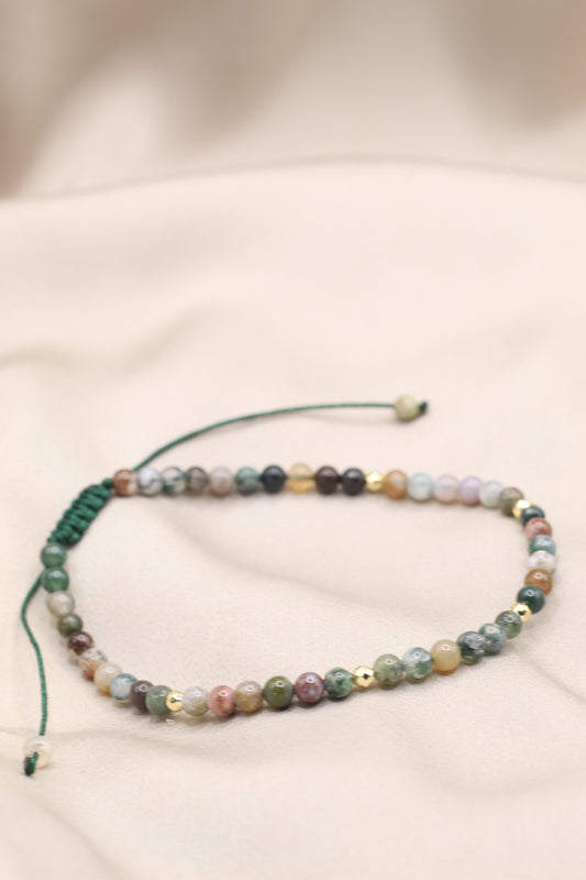 Grounding & Balance | Indian Agate Anklet