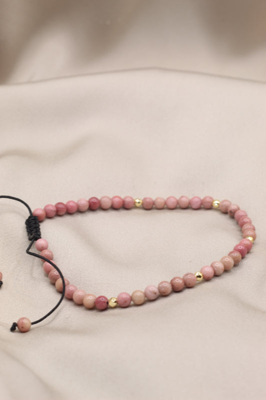Love & Compassion | Rhodochrosite Anklet