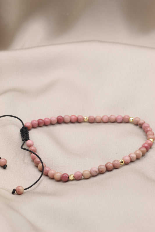 Love & Compassion | Rhodochrosite Anklet