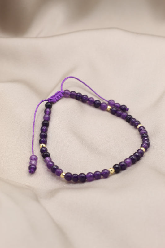 Peace & Calm | Amethyst Anklet