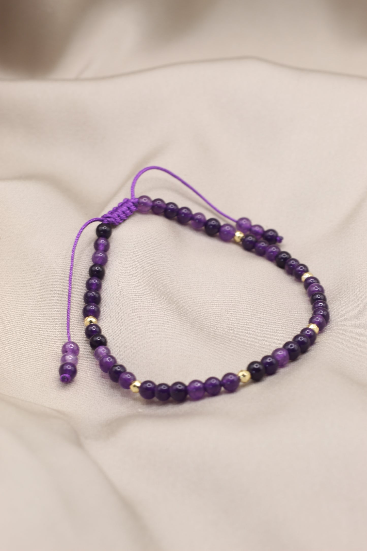 Peace & Calm | Amethyst Anklet